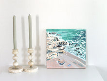 Load image into Gallery viewer, &quot;Secret Beach&quot; original acrylic painting on canvas
