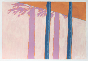 "LA Palm Trees 3" 21x30cm original acrylic painting on paper