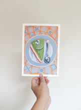 Load image into Gallery viewer, &quot;Lime Cake&quot; 21x15cm original acrylic painting on paper