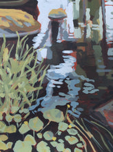 Load image into Gallery viewer, &quot;Salapaikka&quot; 60x50cm original acrylic painting on canvas