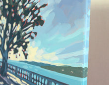 Load image into Gallery viewer, &quot;Viewpoint in Nice&quot; original acrylic painting on canvas
