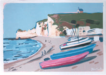 Load image into Gallery viewer, &quot;Étretat II&quot; 21x15cm original acrylic painting on paper