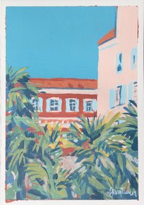 "Vieux Nice" - original acrylic painting on paper