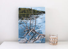 Load image into Gallery viewer, &quot;Kurkottaa&quot; 30x40cm original acrylic painting on canvas